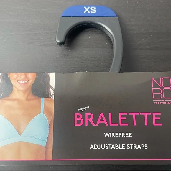 NWT No Boundaries Freecut Ruffle Bralette Turquoise XS - Picture 3 of 4